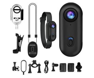 Générique Caméra corporelle, caméra corporelle d'action Portable, caméra de Pouce, Appareil de vlogging 1080p, Petit caméscope pour Le Travail, Les Voyages et la Promenade des Animaux