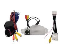 Générique Caméra de recul sans Fil Fisheye caméra de recul HD à trajectoire Dynamique pour Voiture pour Dacia, pour Sandero Stepway 2007 - 2020 Caméra de recul à Angle HD(4LED,Fixed Parking Line)