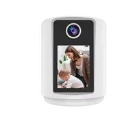 Générique Caméra de Sécurité avec Appel Vidéo Bidirectionnel Surveillance bébé, Ultra HD 1080P, Détection Humanoïde, Veilleuse, Rotation 320 degrés, 2.4G WiFi, 2000mAh