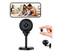 Générique Caméra Espion Mini,1080P HD Ultra Grand-Angle,Mini Caméra de Surveillance,Détection Mouvement & Vision Nocturne, Intérieur/Extérieur,pour Sécurité Domestique, Garde d'enfants