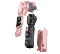 Générique caméra Étui de Protection pour Insta360 Luna Ultra Coque de Protection 360° Ultra-résistante aux Chocs avec Cordon(Noir)