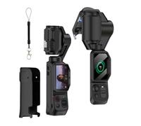 Générique caméra Étui de Protection pour Insta360 Luna Ultra Coque de Protection 360° Ultra-résistante aux Chocs avec Cordon(Noir)