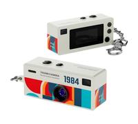 Générique Camera Keychain - 2.56 inches ABS Portable HD Recorder | Mini Pocket Camera Gadget | Photography Keychain Camerâ for Travel, Daily Vlog, Study, Camping, Birthday