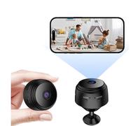 Générique Camera Surveillance WiFi Exterieure sans Fil 1080P,Mini Camera Espion Intérieur/Extérieur avec Détection Mouvement,Vision Nuit,Alerte - Caméra Sécurité Maison A9