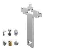 Générique Camera Tool Wrench - 4 In 1 Tripod Key Hex Screwdriver
