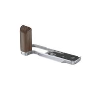 Génerique Camera Top Handle, Poignée Ergonomique en Bois en Forme de L, Compatible avec Les appareils Photo FUJIFILM X100VI / X100V, Plateau à dégagement Rapide intégré(Silver L-Shape Grip)