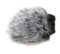 Générique Camera Windscreen, Furry Microphone Cover, 1.97x1.97 inches Wind Muff with Grip Design, Compact Shield Device with Case, Home Accessories for Vlog Cameras Recording Outdoor Studio Filming