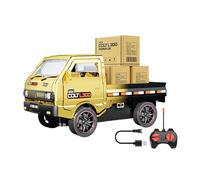 Générique Camion À Télécommande - Véhicule Jouet avec des Lumières Et des Sons - Camion Jouet,pour Garçons et Filles Jeu en Intérieur Parc de Course Arrière-Cour Noël Anniversaire