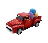 Générique Camion de Pâques, camionnette de Pâques | Modèle de Voiture de ramassage avec des œufs | Happy Spring Small Truck Decorations, Paster Farmhouse Metal Model pour la décoration de Vacances