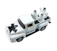 Générique Camion Fantôme Figurine - 4.92 Pouces Camion Fantôme | Alliages Zinc ABS - Décoration Vintage pour Bureau Maison Halloween Fête Cadeau Collection Présent Petit Objet Créatif Amusant