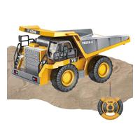 Générique Camion Télécommandé - Véhicule de Construction avec Lumière et Son | Ensemble de Camions-Bennes Jouets en Métal avec Batterie Rechargeable - pour 4-12 Ans, Cadeau Noël Anniversaire