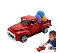 Générique Camionnette de Pâques, Camion Pâques | Figure du modèle de véhicule avec des œufs | Happy Spring Small Truck Decorations, Paster Farmhouse Metal Model pour la décoration de Vacances