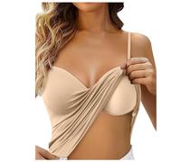 Générique Camisole Femme débardeur avec Soutien-Gorge intégré Débardeur de en Yoga Gilet rembourré à Bretelles Ajustables Débardeurs pour Femmes Soutien-Gorge Legami Saint Valentin
