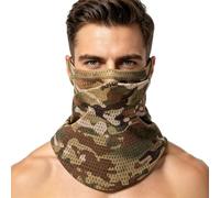 Générique Camouflage Face Gaiter, Mesh Dust Resistant Neck Gaiter