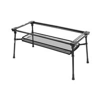 Générique Camp Table, Detachable Adjustable Non-Slip Folding Outdoor Camping Desk with Hollow Design, Perfect for Indoor, Travel, Picnic, Hiking, Garden, Patio, Balcony, Beach