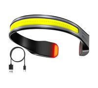 Générique Camping And Hiking LED Headlamp, 900mAh Rechargeable Headband And Neck Light With 3 Modes, Super Bright Hands-Free Lighting For Night Cycling Running Anď Fishing