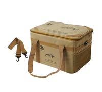 Générique Camping Bag Organizer, Cooking Utensil Pouch, 36L Large Capacity Storage, Built in Tabletop Surfaces, Foldable Hiking Gear Carrier for Beach and Travel Adventures, 42x31x26cm