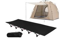 Générique Camping Beds - Foldable Lightweight Cot for Hiking, Backpacking with Supportive Bedding Function, Portable Travel Bed for Outdoor, Indoor, Guest Home Use, 75.59x25.59x6.3 in