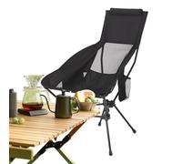 Générique Camping Chairs, Outdoor Folding Chair, Foldable Ultra Light Compact Seat with Head Support, Ideal for Hiking, Beach, Fishing, Travel, and Picnic Adventures