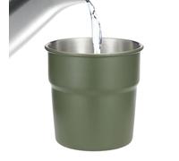 Générique Camping Coffee Mugs - Camp Cup | Small Backpacking Mug | Stainless Steel Drinking Cup For Outdoor Hiking Fishing & Office, Lightweight 75g Portable Travel Mug For Hot Cold Tea Juice