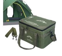 Générique Camping Duffle Bag, Large Gear Storage Pouch, 36L Capacity, 16.54x12.2x10.24 inches, Foldable Equipment Organizer for Hiking, Beach Trips, Outdoor Adventures, Travel, Camp Setups