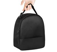 Générique Camping Fan Storage Bag, Waterproof Protective Organizer with Handle, Multi-Functional Travel Case for Toothbrush, Toothpaste, Towel, Wet Wipes, 11.81x5.12x10.04 inches, Black Colored