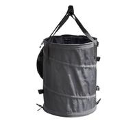 Générique Camping Garbage Can, Outdoor Trash Bin with Lid 13.78x13.78x18.5 inches, Foldable Waste Container for RV Travel Cleaning Yard Parties Events Laundry Storage Hiking Picnic Use