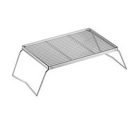 Générique Camping Grill Grate - Folding Camping Campfire Grill, Height Adjustable Cooking Rack | Foldable Outdoor Barbecue Preparation Platformm ForElevated Heat Control Meal Making Activities