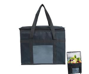 Générique Camping Insulated Bag, 42l Portable Foldable Cooler, Waterproof Oxford Cloth Food & Drink Container, Reusable Grocery Case, Ideal for Work, Outdoor Activities, Beach