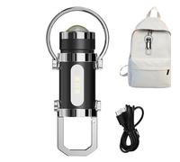 Générique Camping Lantern - Waterproof Beam for Hiking | Portable Pocket Lamp involving Aluminum Alloy & COB Side Light for Trekking, Biking, Night Fishing and Outdoor Adventure Navigation Equipment