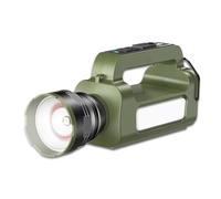 Générique Camping Light Rechargeable - High Intensity Illumination High-Power Spotlight Torch, Constant Beam Technology + Multiple Lighting Modes, Resistant ABS Casing | For Fishing & Hiking