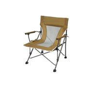 Génerique Camping Stool, Chaise de Camping Pliante portative à Dossier Haut, Parc de Jardin extérieur, Paresseux Simple, Coussin de Dossier, Pique-Nique,for Patio Lawn(Khaki)