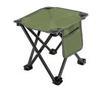 Générique Camping Stool, Folding Chair, 11.61x11.61 inches, Portable Travel Seat, Compact Quick Setup, Side Pockets Feet for Fishing, Beach, Hiking, Gardening, Camping, Walking, Picnic