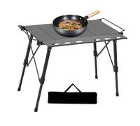 Générique Camping Table, Camp Table, 33.46x25.08x24.41 inches Lightweight Foldable, Easy Setup Compact Design, Stable Furniture for BBQ Trip Backyard Picnic Car, Hiking Beach Tailgate Travel
