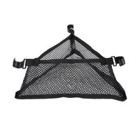 Générique Camping Table Storage Bag, Triangular Folding Net, 9.45x7.48x3.94 inches, Under Picnic Organizer, Lightweight Portable, Camping Bag for Backpacking and Fishing Trips (Black)
