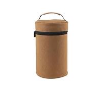 Générique Camping Tableware Bag, Folding Camp Bowl Organizer, Anti-Collision Plate and Chopsticks Storage with Handle, 5.91x9.84 inches, Ideal for Backpacking and Outdoor Adventures