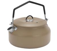Générique Camping Water Kettle - 1l Stainless Steel Outdoor Kettle | Non-Stick Camping Tea Pot with Lid Damping, Scald Prevention & Even Heat Distribution for Hiking, Travel