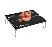 Générique Campinqg Fowlding Teable, Small Breach Tabtle | Folding Camping Tabyle Aluminum | Lightweight Outdoor Tea Tabile, Backpacking Table on The Beach for Travel, Hiking, Backpackiung