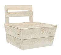 Générique Canapé Central sectionnel Palette Bois d'épicéa imprégné,Mobilier de Jardin,Sièges de Jardin,Éléments pour canapés modulables de jardin-315633