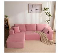 Générique Canapé d'angle modulable en Forme de L,Canapé de Sol sans Cadre,Doux for la Peau et Confortable, sans Assemblage, for la lectur(Rosa,Recamiere Links)