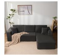 Générique Canapé d'angle modulable en Forme de L,Canapé de Sol sans Cadre,Doux for la Peau et Confortable, sans Assemblage, for la lectur(Grau,Recamiere rechts)