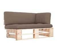 Générique Canapé d'angle Palette de Jardin Bois de pin imprégné,Éléments pour canapés modulables de Jardin,3066609