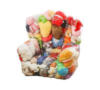 Générique Canapé de Rangement Peluches,Rangement Transparent pour Poupées en Peluche - Pouf Organisateur de Doudous | pour Adolescents Adultes Maison Salon Chambre Espace Jeux Chambre Bébé