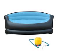 Générique Canapé Gonflable - Fauteuil Lounge Pliable et Confortable,Canapé Gonflable Convertible en Lit,pour Intérieur Extérieur Jardin Terrasse Voyage Adulte Enfant Famille