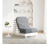Générique Canapé-lit futon en Bois de pin Massif avec Dossier réglable et Matelas Mousse 70x206x11 cm, idéal pour Salon, Chambre ou Jardin, Pliable et Confortable, Charge Max 110 kg.