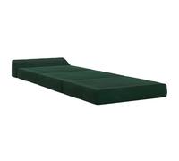 Générique Canape-Lit Pliable Velours Vert Fonce 200x70x10 cm