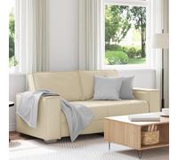 Générique Canapé loveseat crème 140 cm en Simili Cuir,Meubles,Canapés,Crème,27 KG,4105052