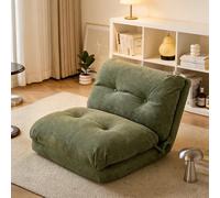 Générique Canapé Pliable, Chaises De Salon avec Oreiller Et Dossier RéGlable à Cinq Positions, Facile à Nettoyer for S'Asseoir, Mi-Allongé, Allongé