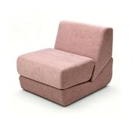 Générique Canapé Pliant Lit Couchant Canapé Simple Moderne Multifonctionnel avec Soutien Au Dos 3in1 Meubles De Salon Respirant Confortable Canapé Paresseux pour Salon, Dortoir, Balcon, Bureau (Pink)