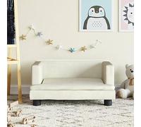 Générique Canapé pour Enfants crème 60x40x30 cm Velours,Mobilier pour bébés & Tout-Petits,6KG-3196323